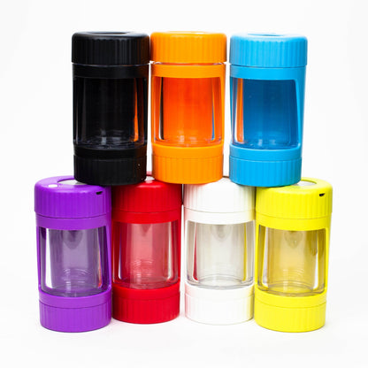 COOKIE | 4 IN 1 UTILITY JAR WITH GRINDER AND ONE HITTER