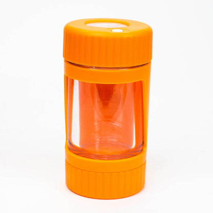 COOKIE | 4 IN 1 UTILITY JAR WITH GRINDER AND ONE HITTER
