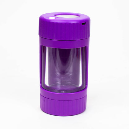 COOKIE | 4 IN 1 UTILITY JAR WITH GRINDER AND ONE HITTER