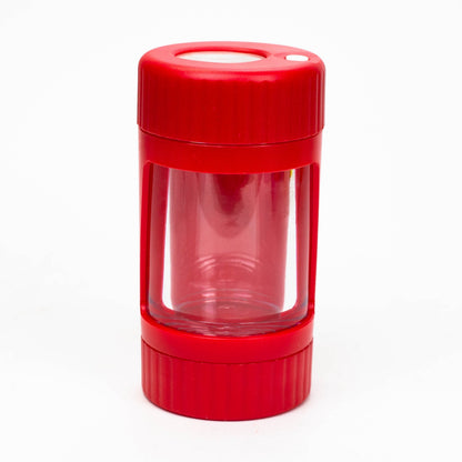 COOKIE | 4 IN 1 UTILITY JAR WITH GRINDER AND ONE HITTER