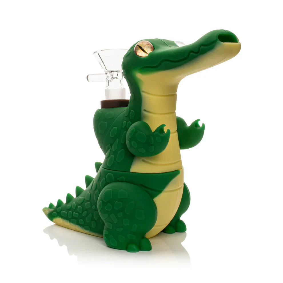 LIT® Silicone | 6" Alligator Water Pipe