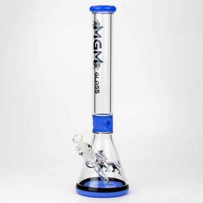 17.5" glass / 7 mm / beaker glass water bong