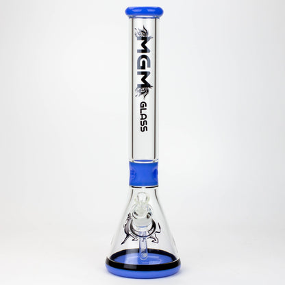 17.5" glass / 7 mm / beaker glass water bong