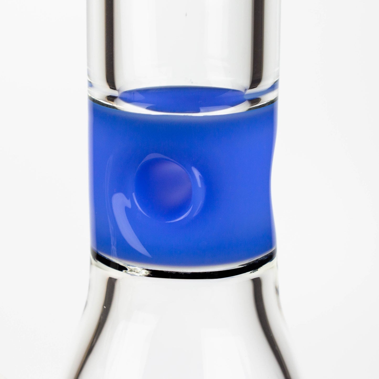 17.5" glass / 7 mm / beaker glass water bong