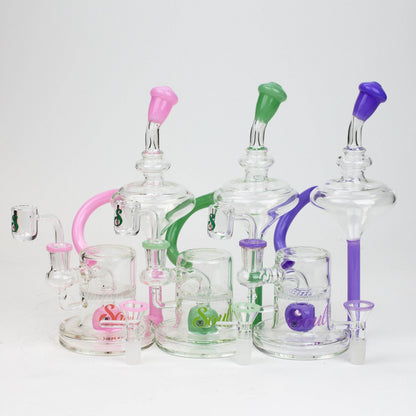 9" SOUL Glass 2-in-1 recycler bong [S2055]