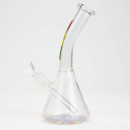 8" DANK Mini Bong with Colour Bottom