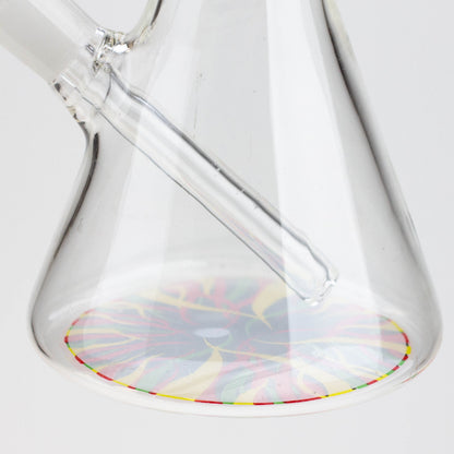 8" DANK Mini Bong with Colour Bottom