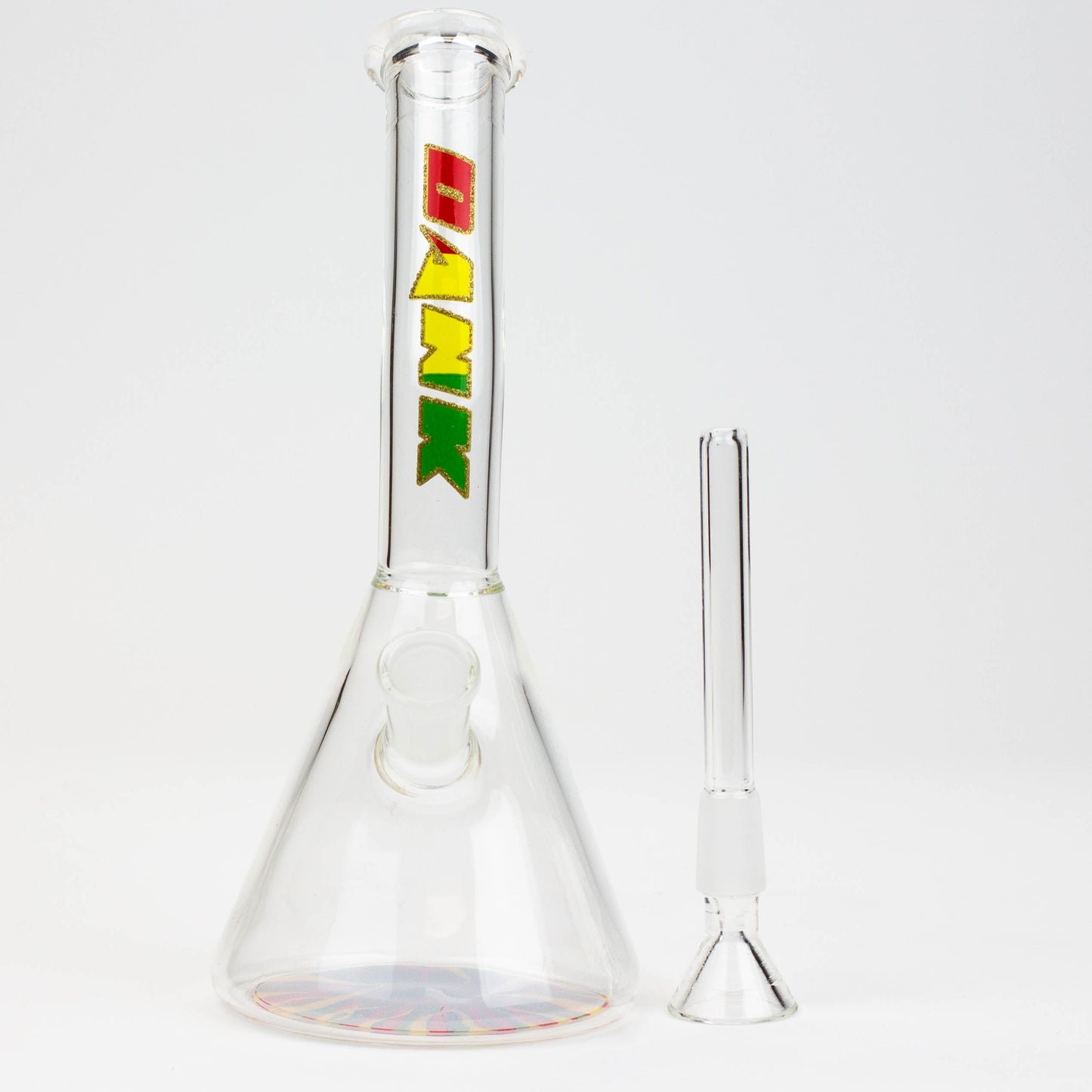 8" DANK Mini Bong with Colour Bottom
