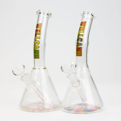 8" WellCann Mini Bong with Colour Bottom
