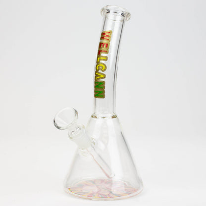 8" WellCann Mini Bong with Colour Bottom