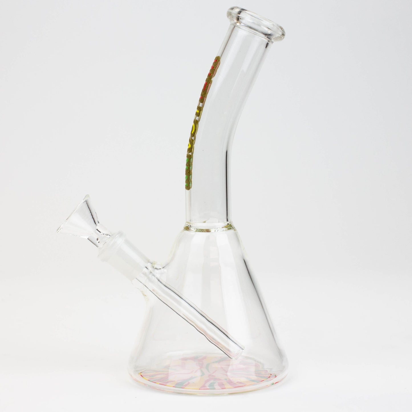 8" WellCann Mini Bong with Colour Bottom