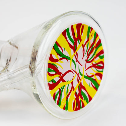 8" WellCann Mini Bong with Colour Bottom
