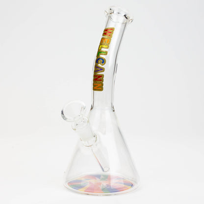 8" WellCann Mini Bong with Colour Bottom