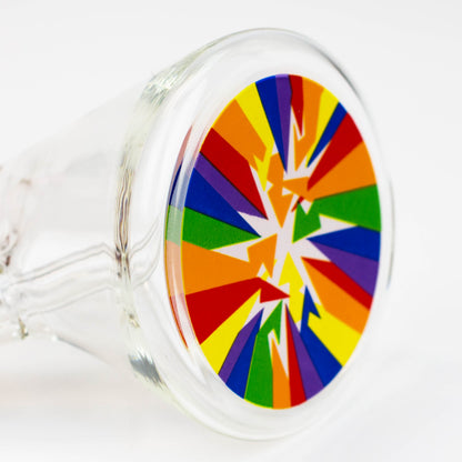 8" WellCann Mini Bong with Colour Bottom