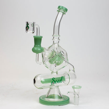 9" SOUL Glass 2-in-1 glass bong [S2057]