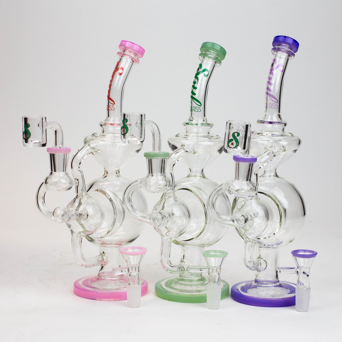 9" SOUL Glass 2-in-1 recycler bong [S2059]