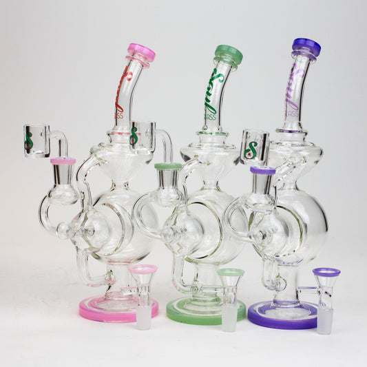 9" SOUL Glass 2-in-1 recycler bong [S2059]