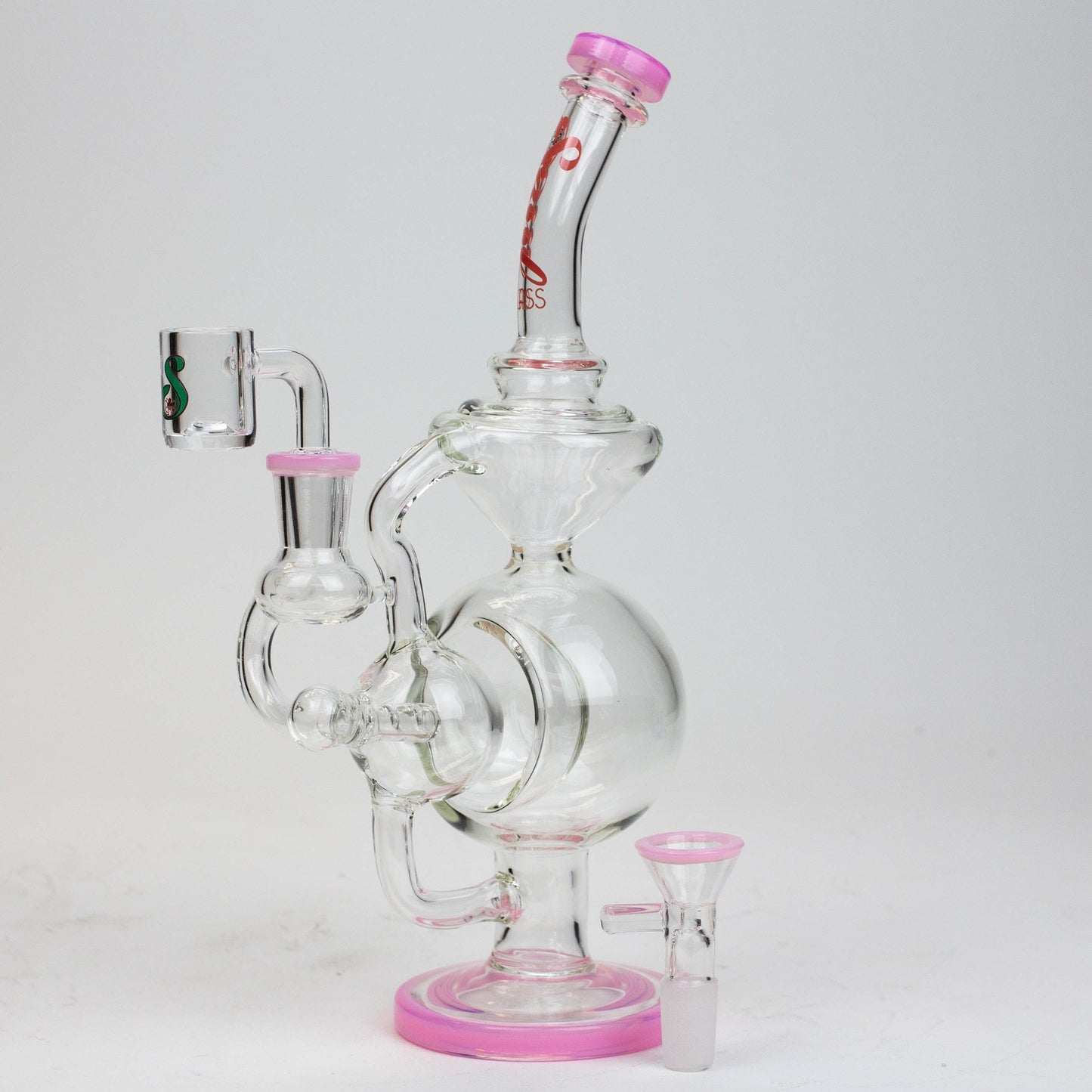 9" SOUL Glass 2-in-1 recycler bong [S2059]