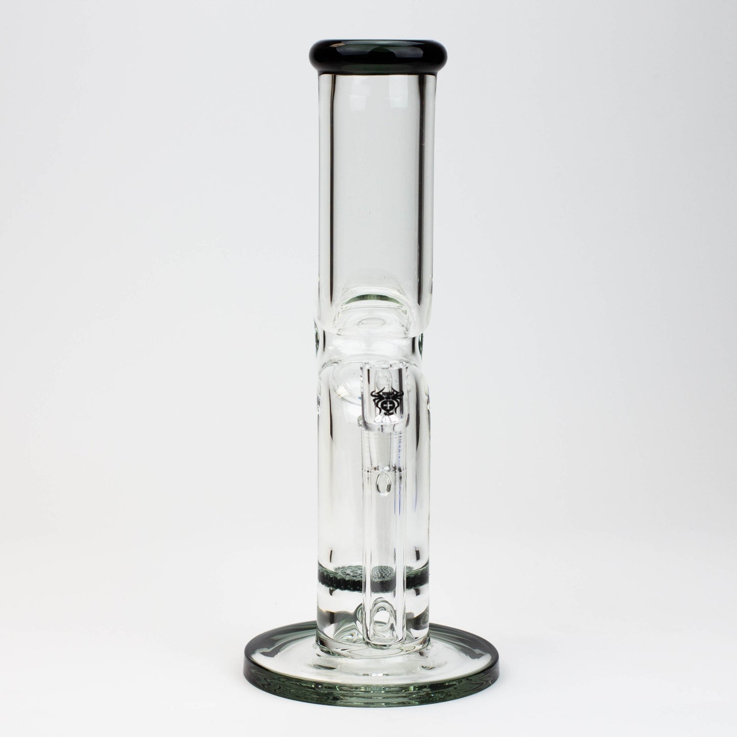 11.5" 2-in-1 7mm Zig-zag glass water bong [AKG003]