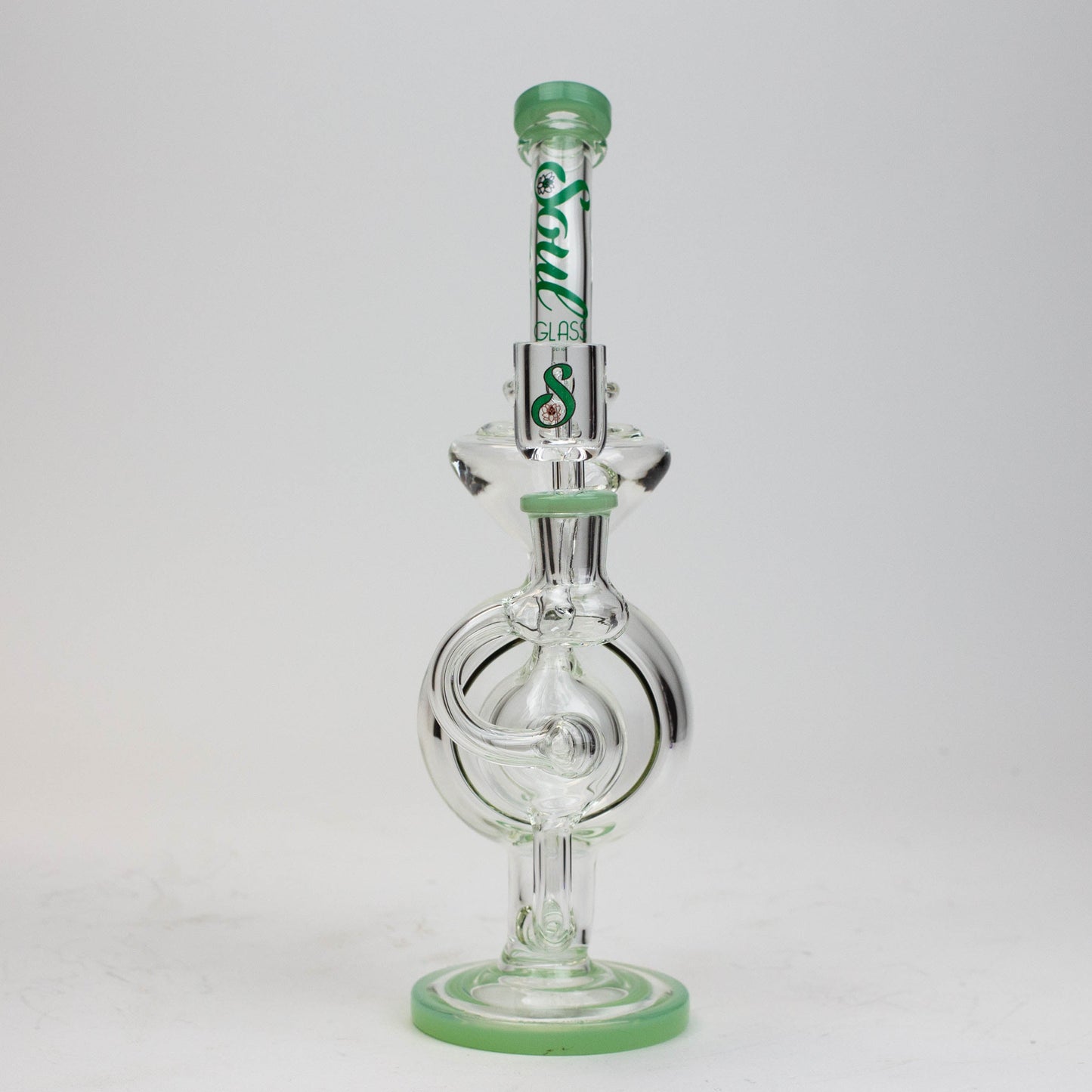 9" SOUL Glass 2-in-1 recycler bong [S2059]