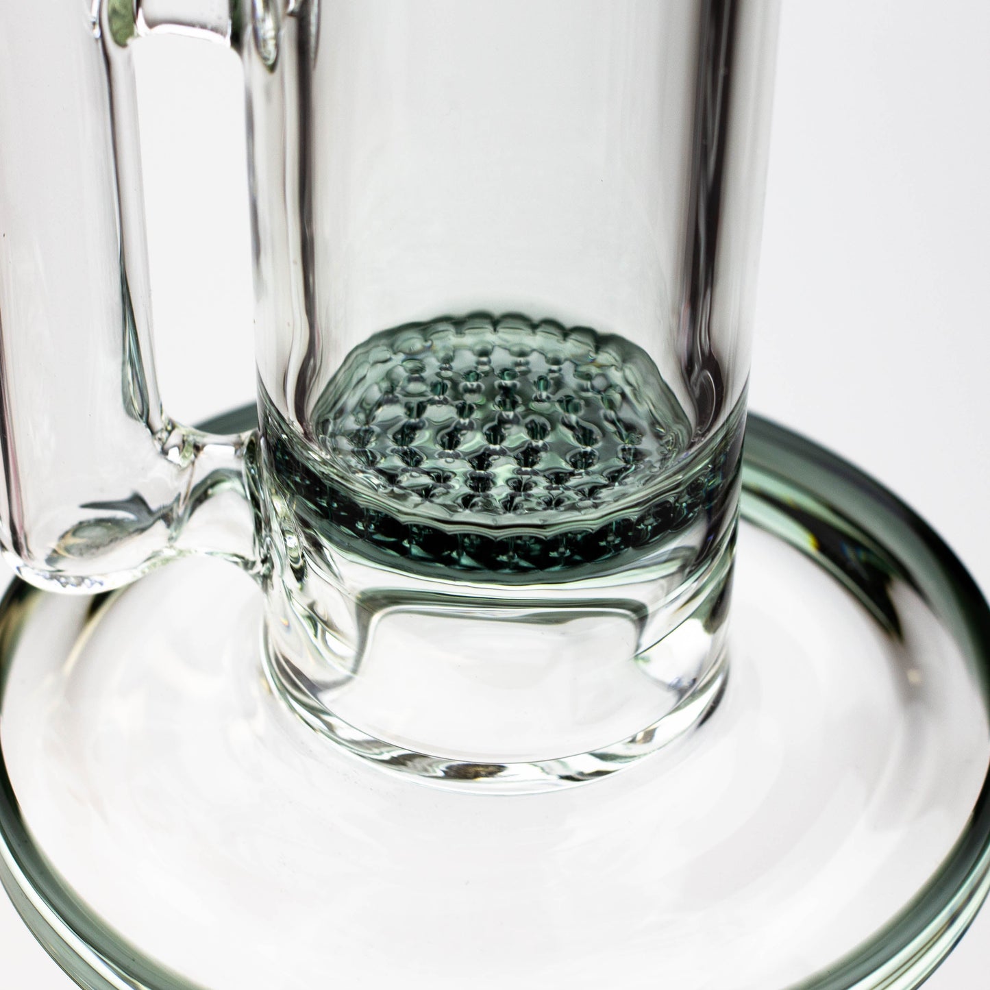 11.5" 2-in-1 7mm Zig-zag glass water bong [AKG003]
