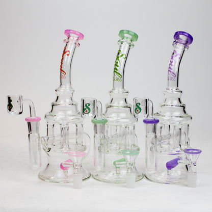 9" SOUL Glass 2-in-1 recycler bong [S2060]