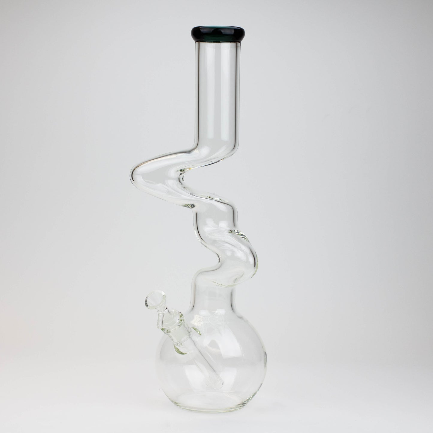16" Zig-zag glass water bong [AKG004]