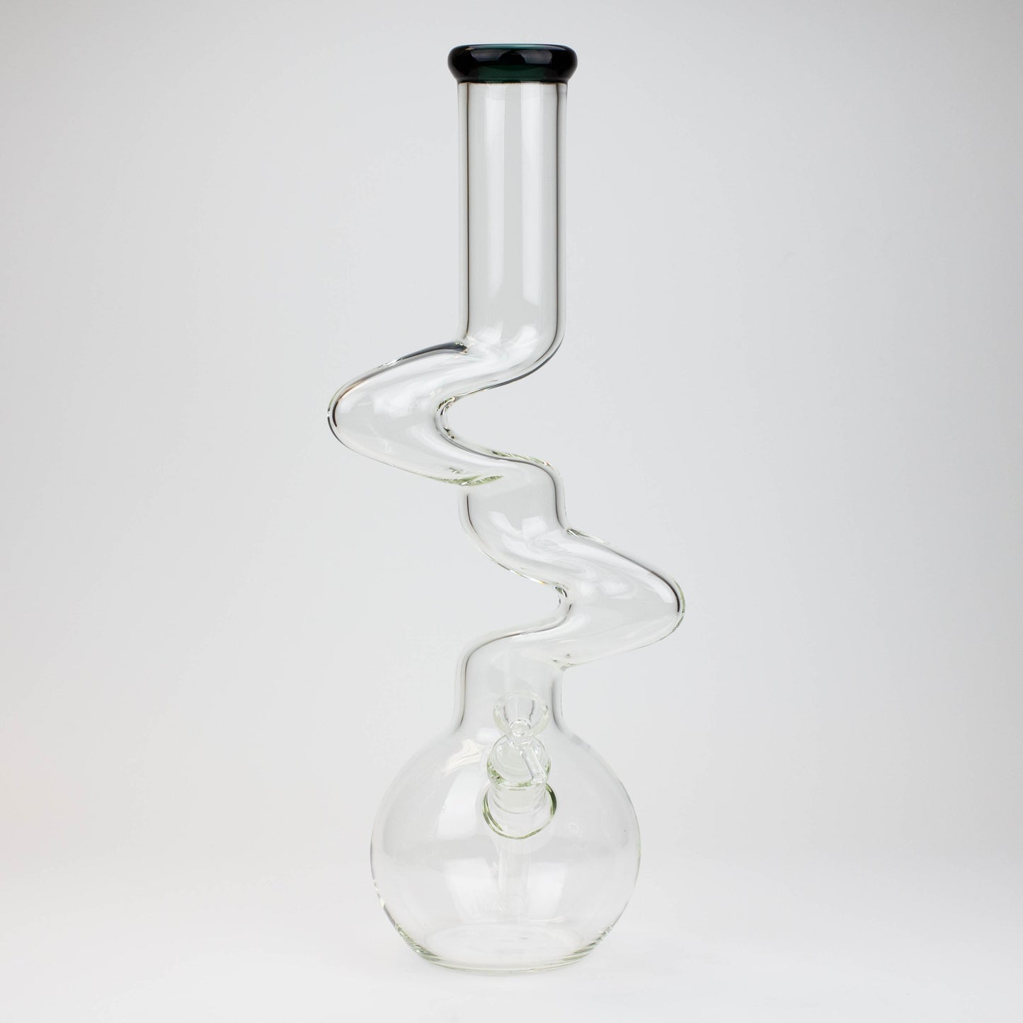 16" Zig-zag glass water bong [AKG004]