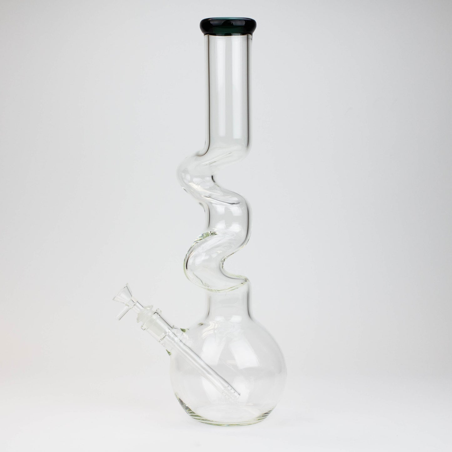 16" Zig-zag glass water bong [AKG004]