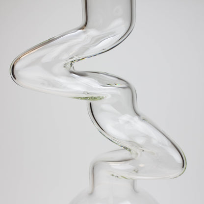 16" Zig-zag glass water bong [AKG004]