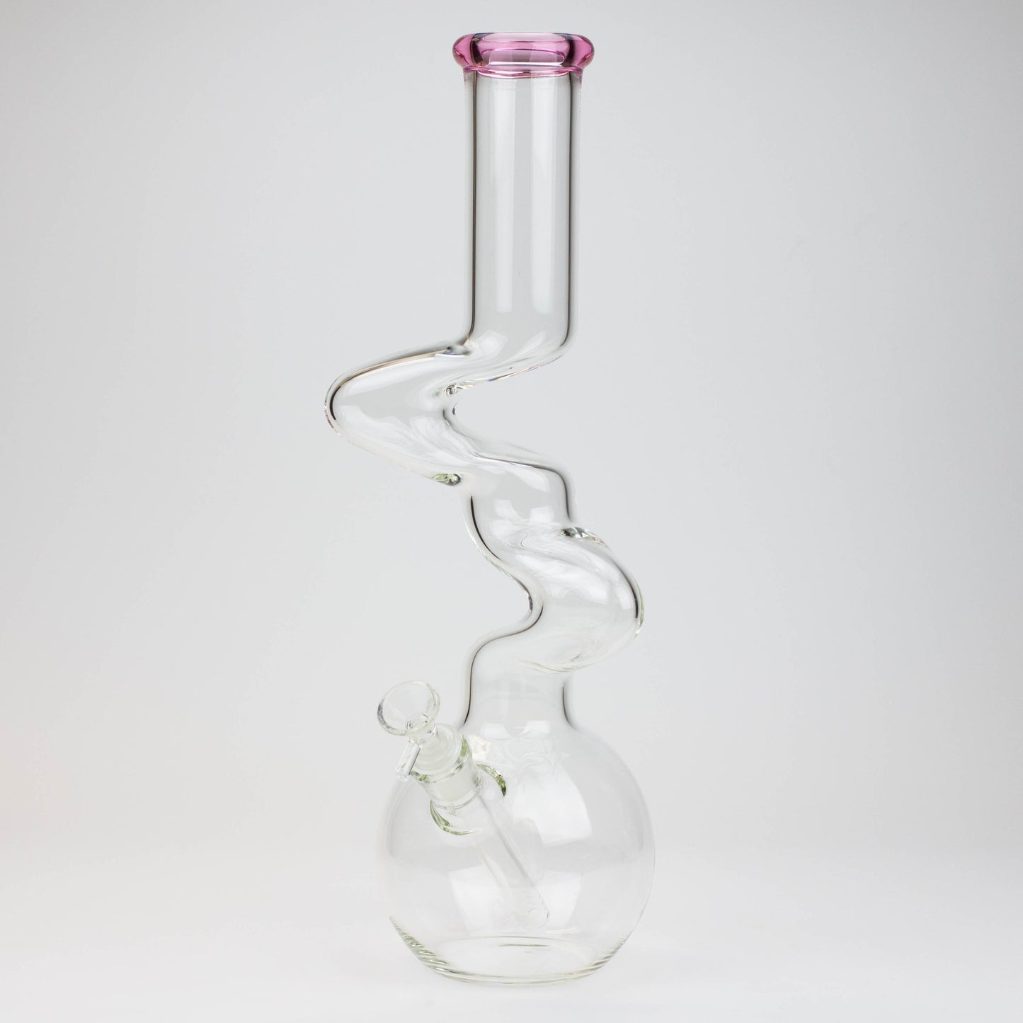 16" Zig-zag glass water bong [AKG004]