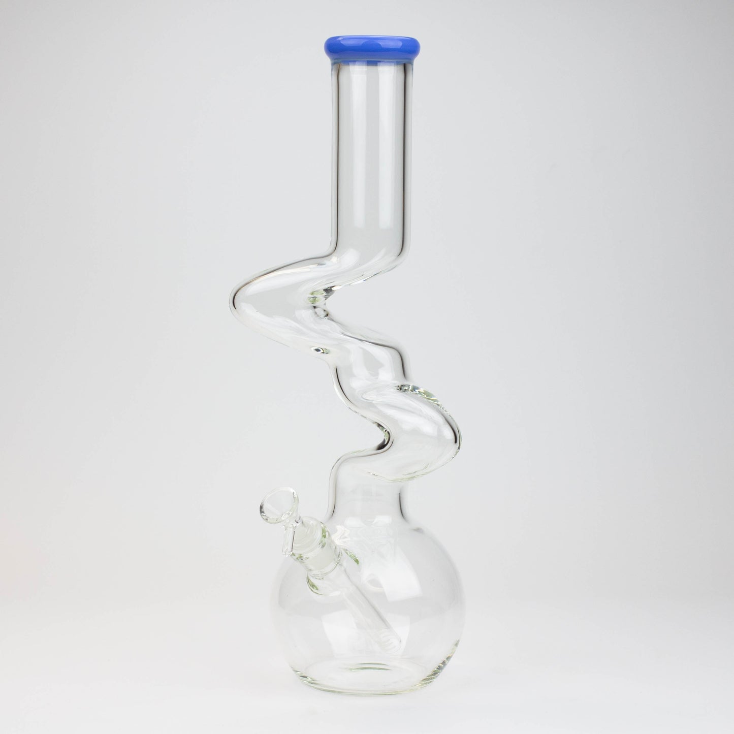 16" Zig-zag glass water bong [AKG004]