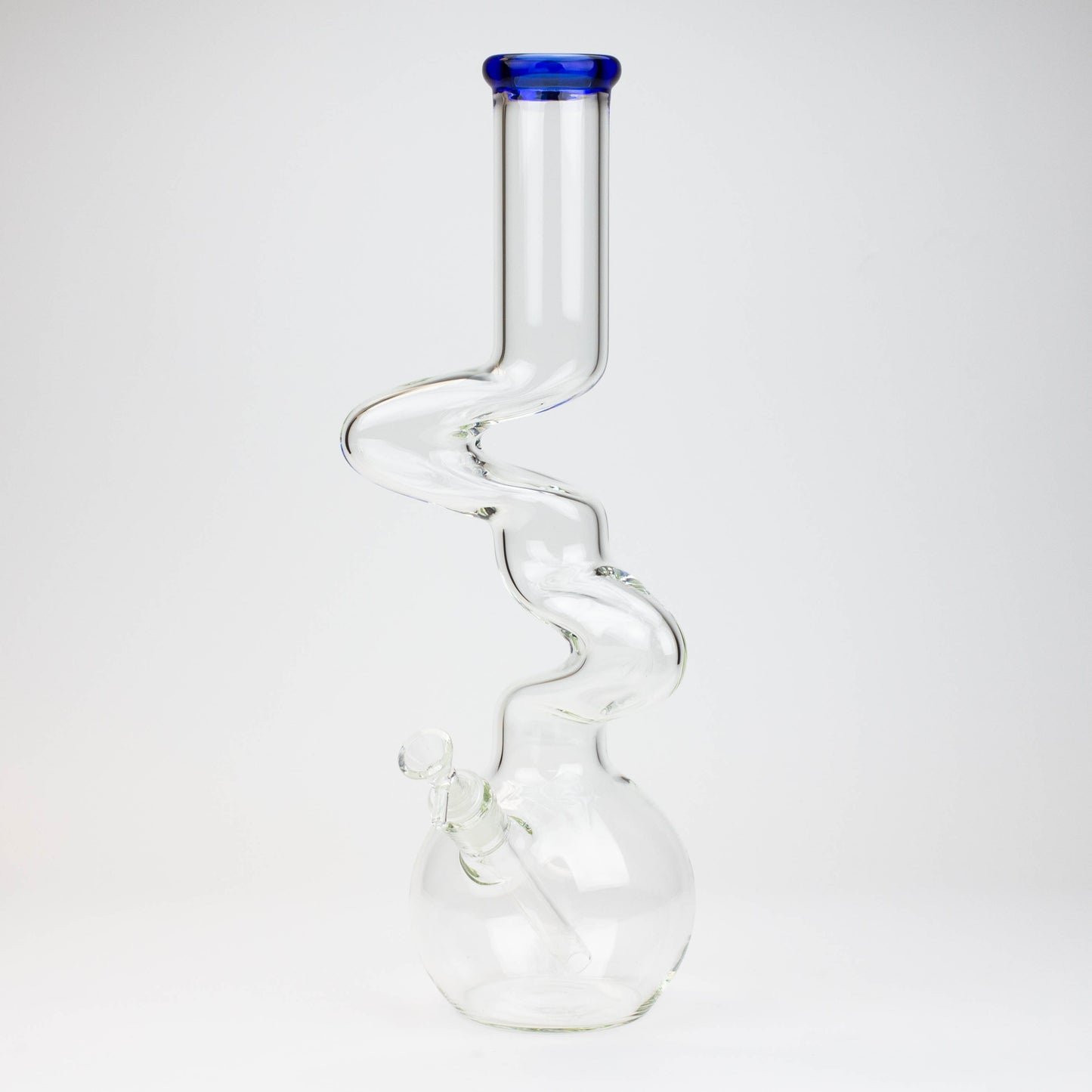 16" Zig-zag glass water bong [AKG004]