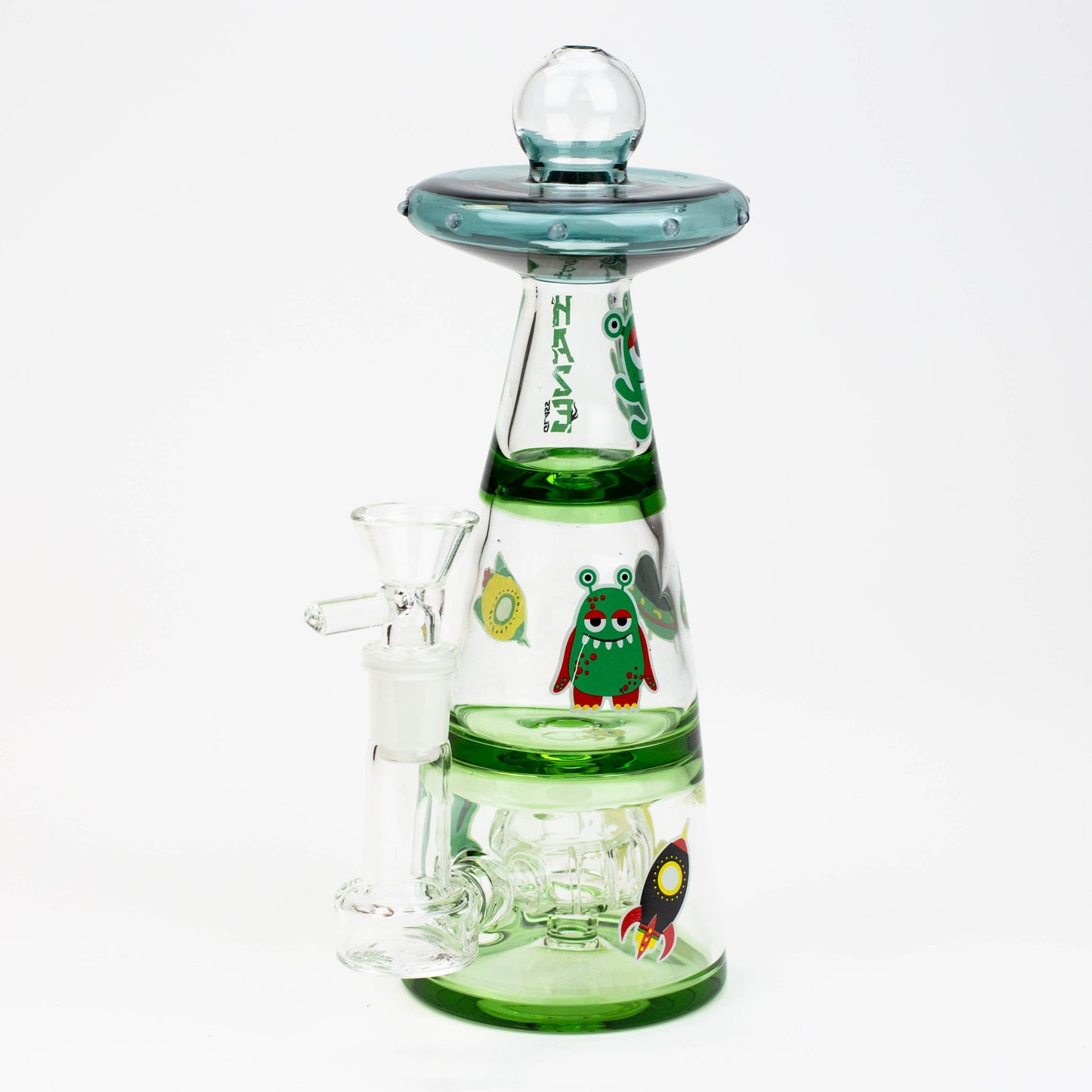 8" HAZE UFO glass bong [HZ-81]