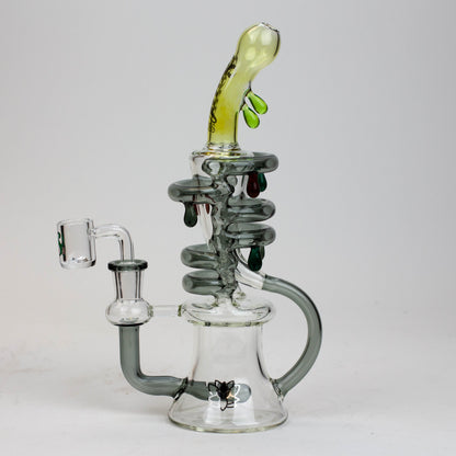 9.5" SOUL Glass 2-in-1 recycler bong [S2064]