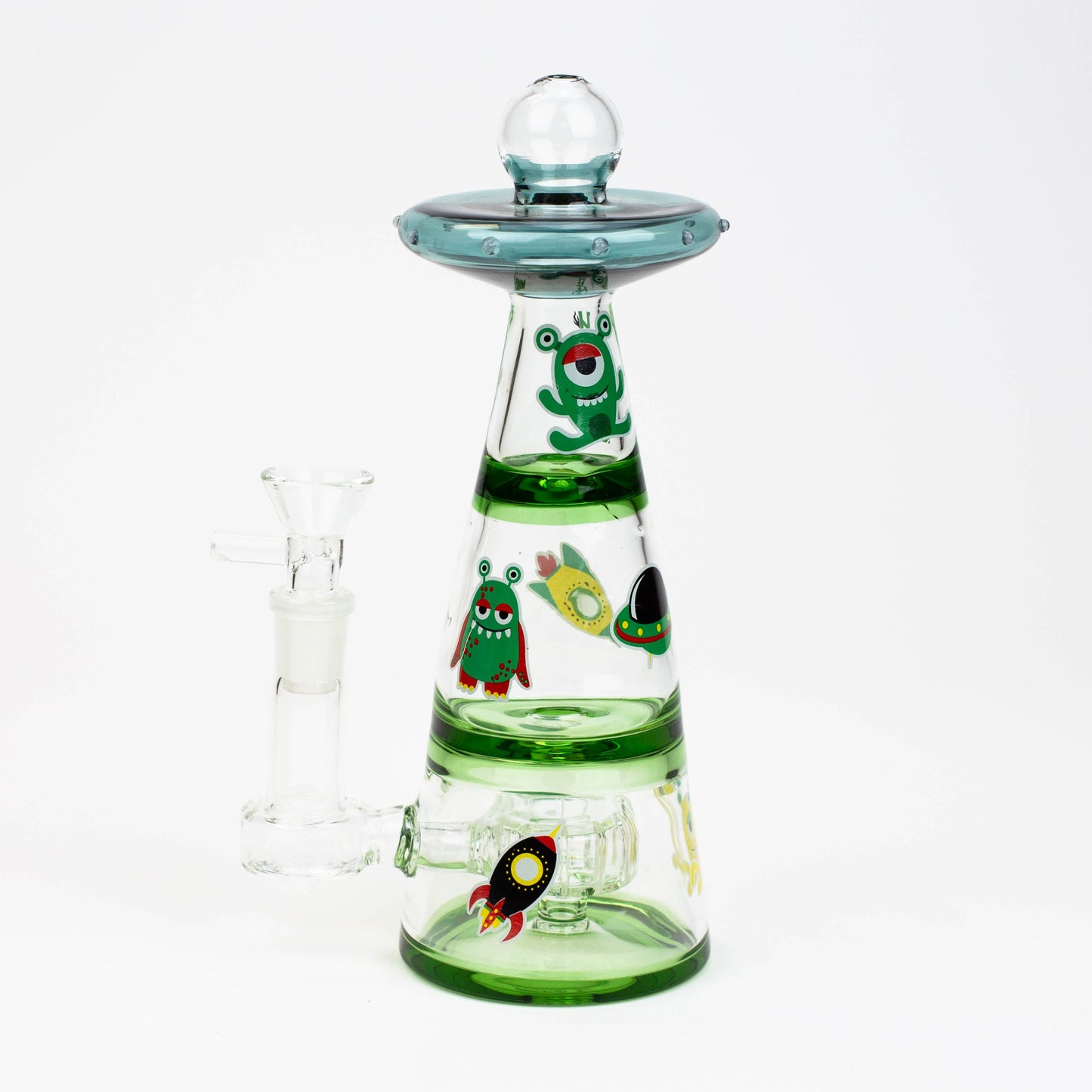8" HAZE UFO glass bong [HZ-81]