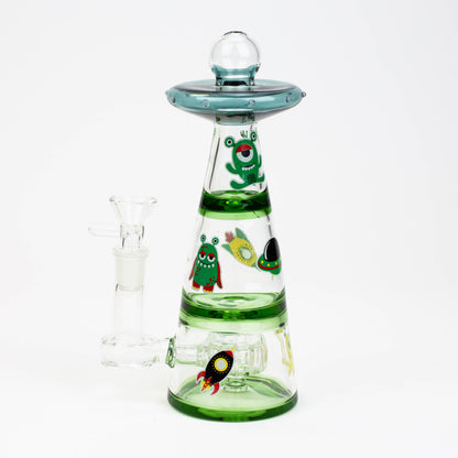 8" HAZE UFO glass bong [HZ-81]