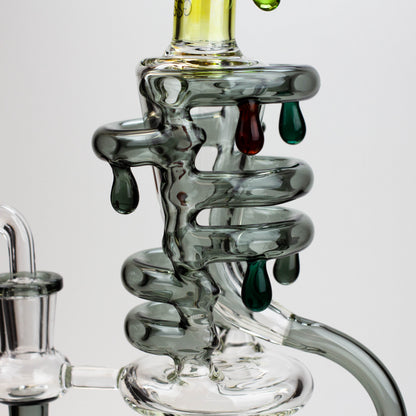 9.5" SOUL Glass 2-in-1 recycler bong [S2064]