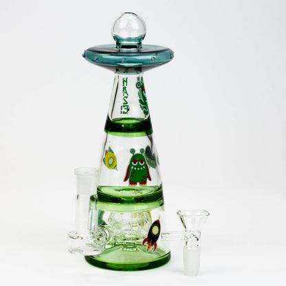 8" HAZE UFO glass bong [HZ-81]
