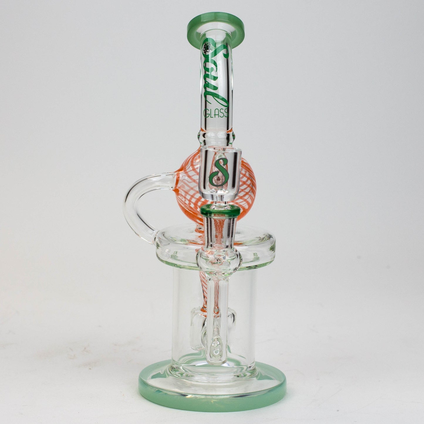 9" SOUL Glass 2-in-1 recycler bong [S2093]