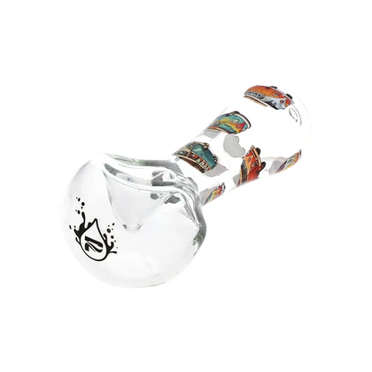 SC Pulsar VW Bus 4.5" Glass Spoon Pipe 3 Count set