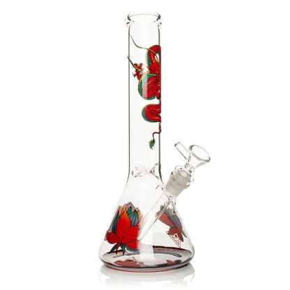 Red Eye Glass® | 12" Yin & Yang Beaker Bong (REG149)