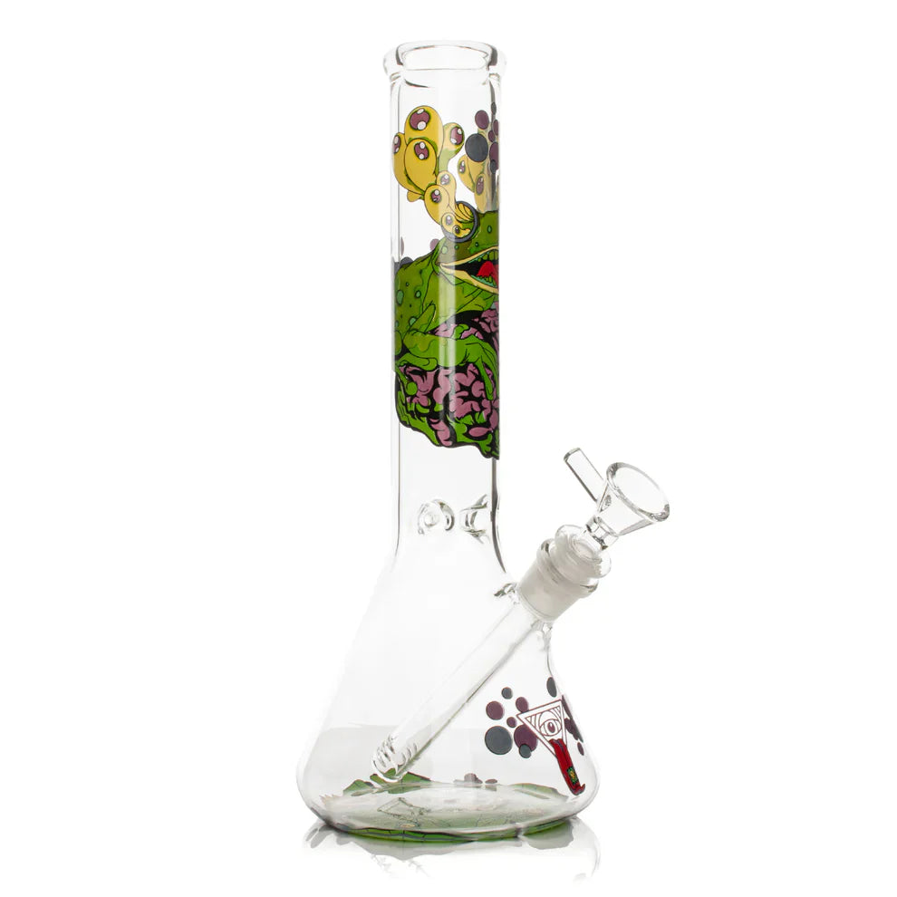 Red Eye Glass® | 12" Brain Frog Beaker (REG201)