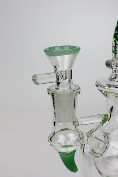 9.5" SOUL Glass 2-in-1 double glass sphere recycler