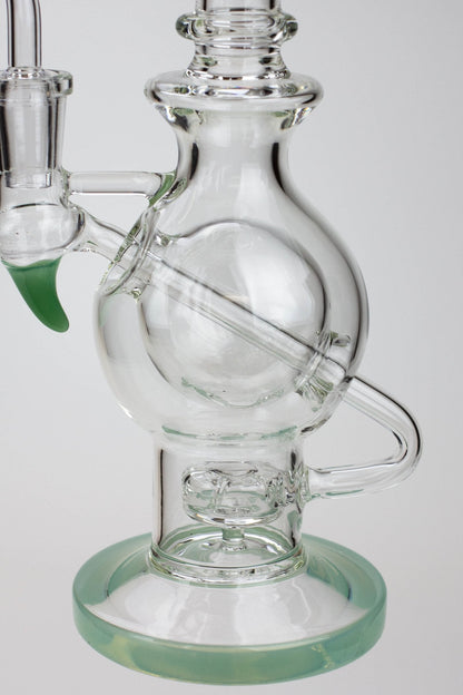 9.5" SOUL Glass 2-in-1 double glass sphere recycler