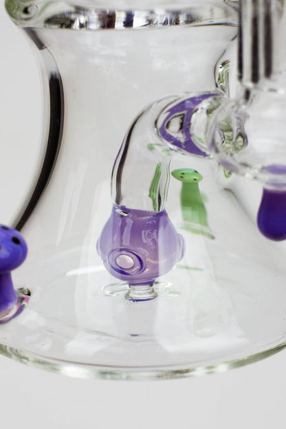 8" SOUL Glass 2-in-1 Mushroom Dab Rig