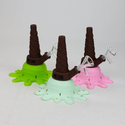 WENEED®- 5.5" Silicone Ice Cream Water Pipe