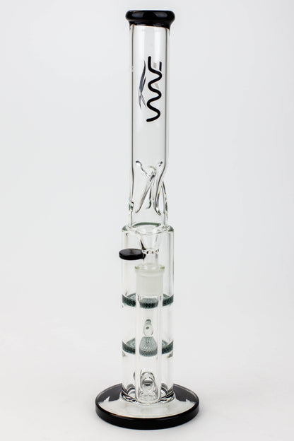 15" WAVE Dual honeycomb glass Bong [W2]