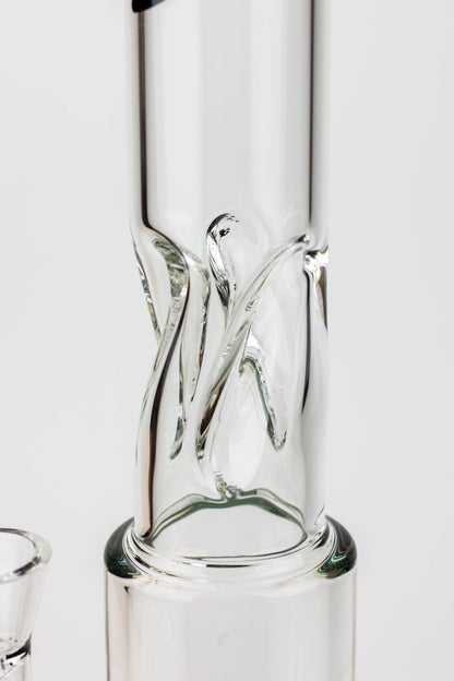 15" WAVE Dual honeycomb glass Bong [W2]