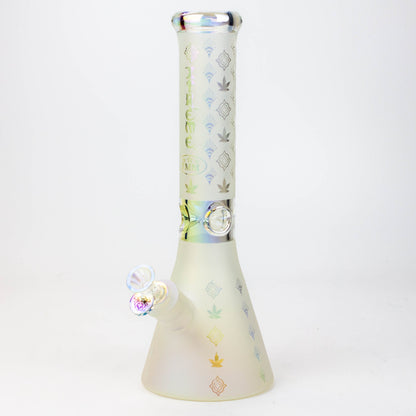 13" XTREME Glass / 7 mm / Sandblast Electroplated Glass beaker Bong [XTR-M209]